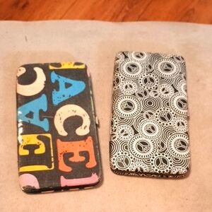 Colorful Peace Design Wallet Cases